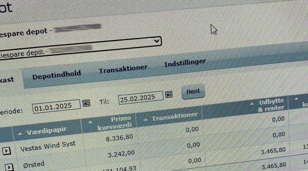 Husk at fylde op på din aktiesparekonto 